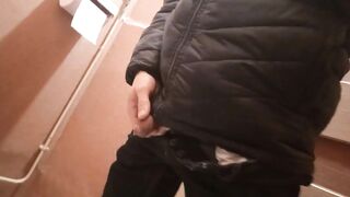 Twink pisses on camera while wearing different underwear close up