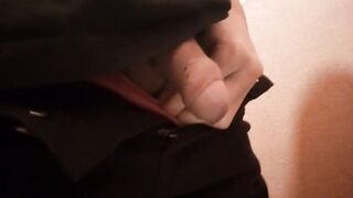 Twink pisses on camera while wearing different underwear close up