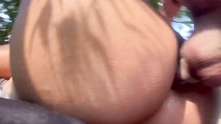 Cruising mountain twink destroys married hetero in rough public gay sex
