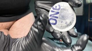 Condom Size Sampler Bareback Solo Cumshot Destroyed