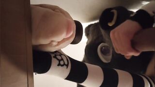 Teen femboy’s gapey mouth wrecked by brutal German big cock