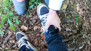 Twink Takes Off DC Shoes Smelly Socks and Sucks Bare Feet