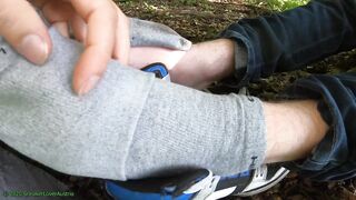 Twink Takes Off DC Shoes Smelly Socks and Sucks Bare Feet