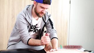 Sneaker socks force breathplay sounding gay master cum
