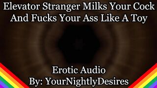 Elevator ruined by greedy cock worship and creampie thirst