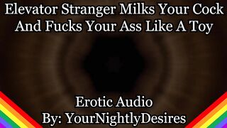 Elevator ruined by greedy cock worship and creampie thirst