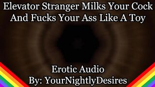Elevator ruined by greedy cock worship and creampie thirst