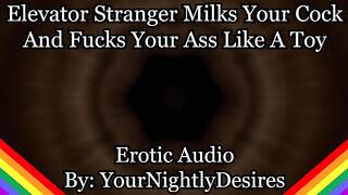 Elevator ruined by greedy cock worship and creampie thirst