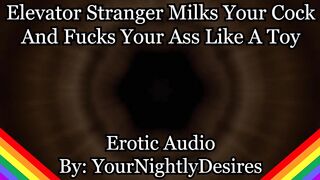 Elevator ruined by greedy cock worship and creampie thirst
