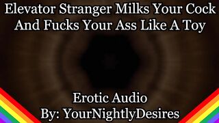 Elevator ruined by greedy cock worship and creampie thirst