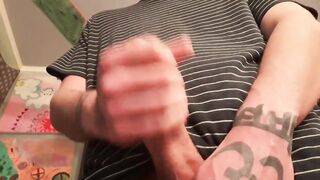 Wait on your knees for my cumshot on that big dick