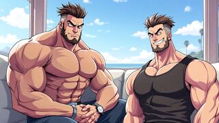 Stepdad hunk wrecks tight ass in raw gay audio story