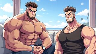 Stepdad hunk wrecks tight ass in raw gay audio story