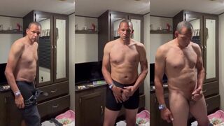 Toned big dick solo jerking raw gay cum live now on OnlyFans