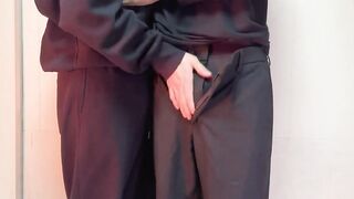 Tenga spinner torn apart by best friend until choked on cum