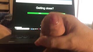 Big cock edging fails with gay cum denial