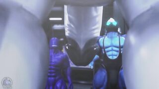Giant muscle nighdruth squashes slimy symbiote suit nighdruth