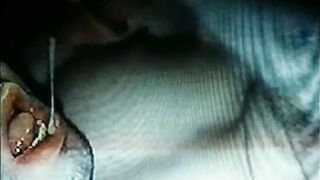 Selfsucked cum dripping autofellatio deepthroat swallow compilation