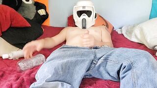 Stormtrooper Destroyed by Wet Piss and Cum Compilation