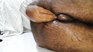 Extreme self fisting huge cum load Sri Lankan raw brutal solo