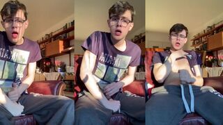 Grandparents almost caught teenagers jerking off raw solo gay