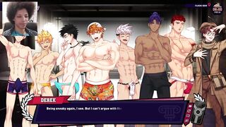 Overwhelmed by their hormones and gushing loads in the gay gaming studio