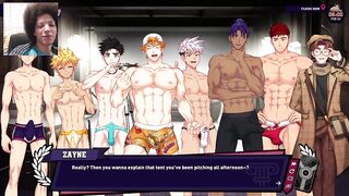 Overwhelmed by their hormones and gushing loads in the gay gaming studio