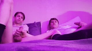 Twink gets throat wrecked before raw breeding him used and creamed