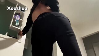 Paying the rent with daddy's cock stuffed in my ass