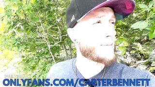 Runner gets huge cock wrecked out in the woods