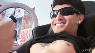 Twink gets throat fucked until he gags on thick cumloads