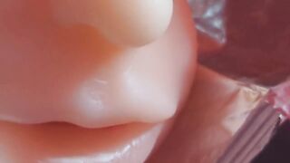 Latin hunk choked on his big cock solo deep in HD