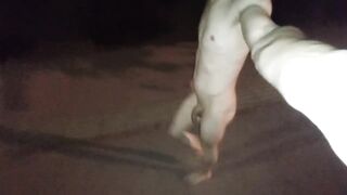 Totally Naked Walking On The Street Fully Exposed Gay Twink Nude