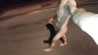 Totally Naked Walking On The Street Fully Exposed Gay Twink Nude