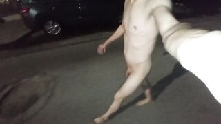 Totally Naked Walking On The Street Fully Exposed Gay Twink Nude