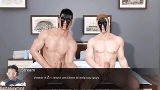 Just Bros 6 Cammed Their Thick Uncut Dicks Raw Gross YAOI Muscle Jerking
