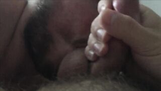 Bear cub destroyed in raw bareback missionary anal fuck