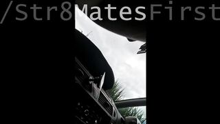 Aussie Taxi Driver Gobbles Str8 Lifeguard’s Big Dick Outside