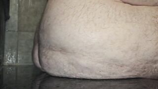 HardCrystal rides his dildo in the shower