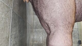 HardCrystal rides his dildo in the shower