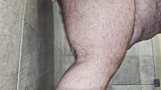 HardCrystal rides his dildo in the shower