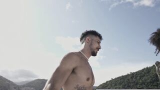 Andy Rodrigues gets face fucked by Markin Wolf on a Rio rooftop