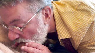 SeattleDad and BearfootHunter get bred raw tighty whities slurping big hairy cocks