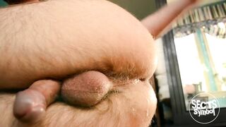 Teen gets destroyed by BBC dildo raw anal orgasms cumshow