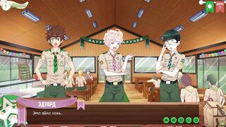 Scoutmaster smashes twink femboys in camp talk sequel Russian voice