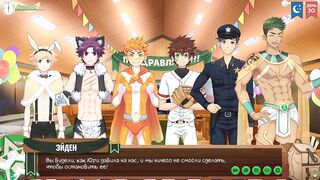 Camp friends party gangbanged by anime gamer twinks Russian narrator