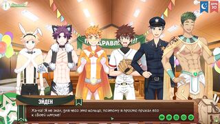 Camp friends party gangbanged by anime gamer twinks Russian narrator