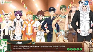 Camp friends party gangbanged by anime gamer twinks Russian narrator