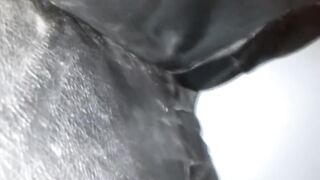 Destroyed by a huge cock thrust into the office chair my ass can't take it anymore