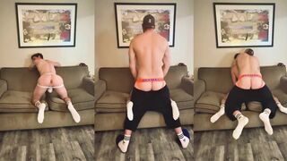 Gay jock eats ass rimming turns anal sex